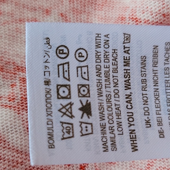 Boden SS Jersey Dress Orange w/ White Floral Print Size 6P - Picture 14 of 15